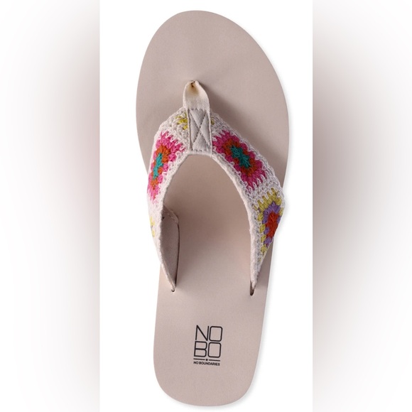 Mid-Heel Platform Thong Wedge Sandals - Picture 3 of 3